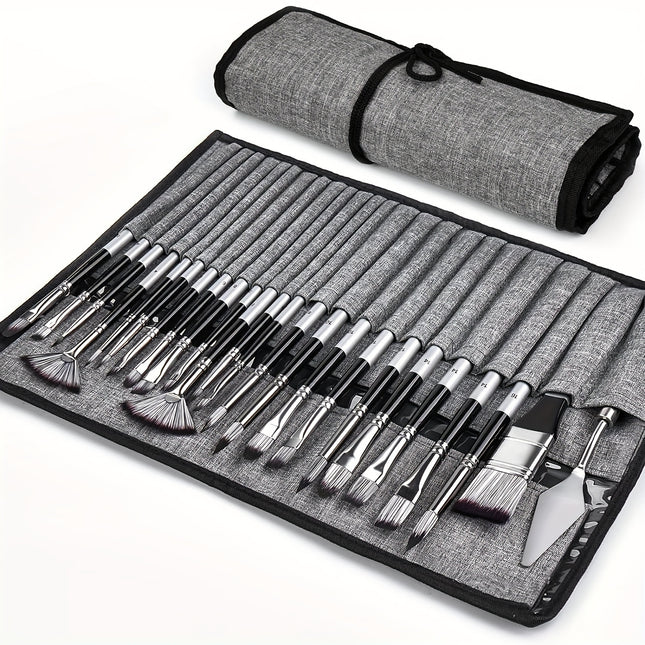 24pc Artist Paint Brush Set