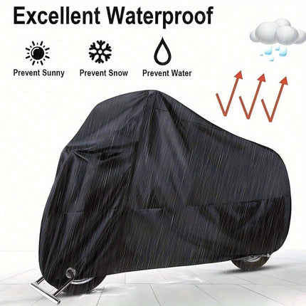 Motorcycle Rain Cover - Waterproof 190T Polyester Protection