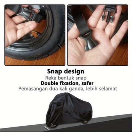 Motorcycle Rain Cover - Waterproof 190T Polyester Protection