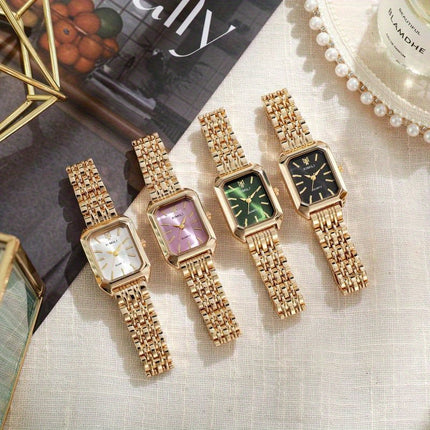 4pcs Classic Bracelet Watch Set