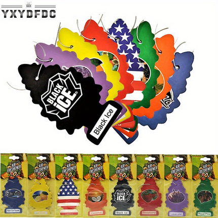 Car Air Freshener Pack – Assorted Fragrances for Auto Interior