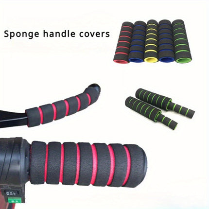 Universal Anti-Slip Foam Grip Covers - Handlebar Protection Set