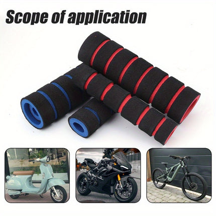 Universal Anti-Slip Foam Grip Covers - Handlebar Protection Set