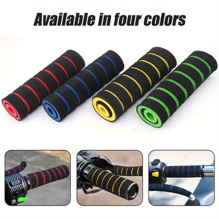 Universal Anti-Slip Foam Grip Covers - Handlebar Protection Set