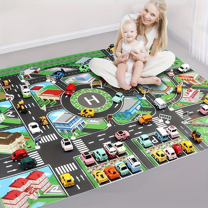 City Traffic Play Mat – Fun & Educational Toy for Kids