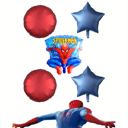 5pcs Marvel Officially Licensed Spider-Man Balloon Set