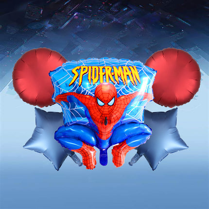 5pcs Marvel Officially Licensed Spider-Man Balloon Set
