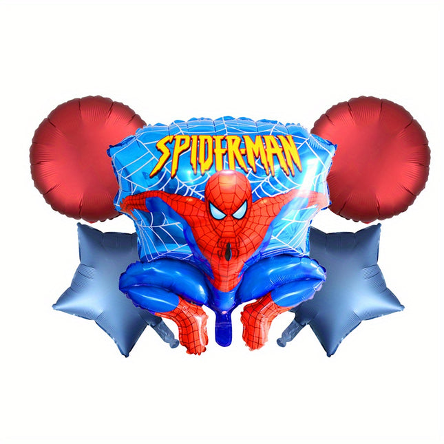 5pcs Marvel Officially Licensed Spider-Man Balloon Set