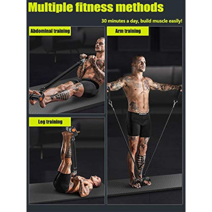 4-in-1 Pedal Resistance Band Set for Home Fitness