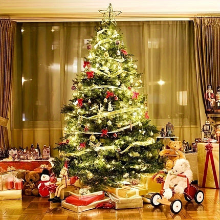 USB-Powered LED Christmas Tree Lights - 8 Modes