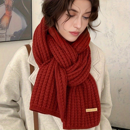 Vintage Knit Winter Scarf