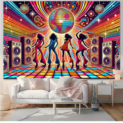 1970s Retro Disco Party Backdrop