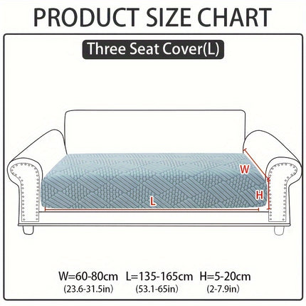 Modern Polar Fleece Sofa Slipcover - Elastic-Fit, Pet-Friendly Protector