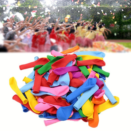 100pcs Set Round Latex Colorful Water Balloons