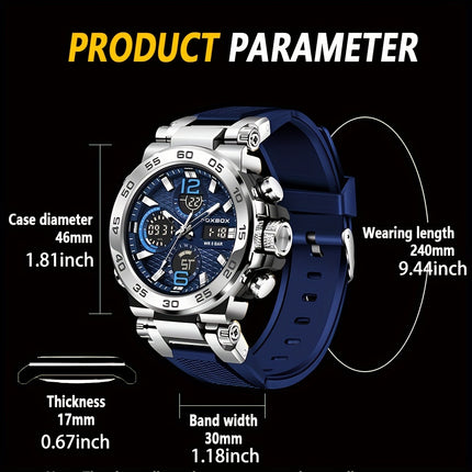 Rugged Dual Display Sports Watch