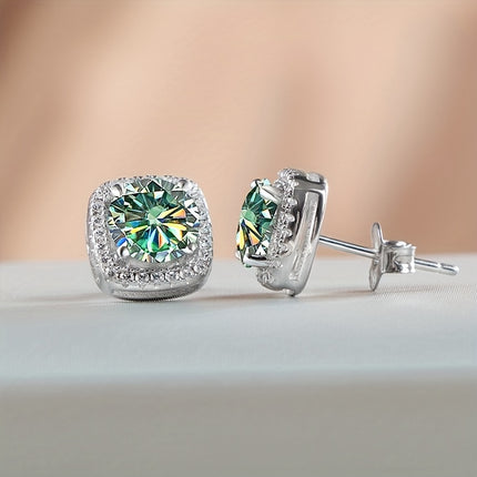 Moissanite 925 Sterling Silver Jewelry Set
