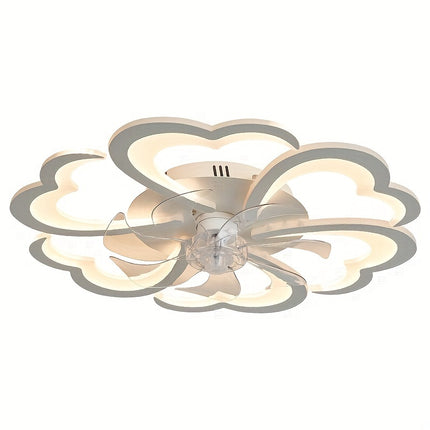 27-inch Modern LED Ceiling Fan with Adjustable Airflow