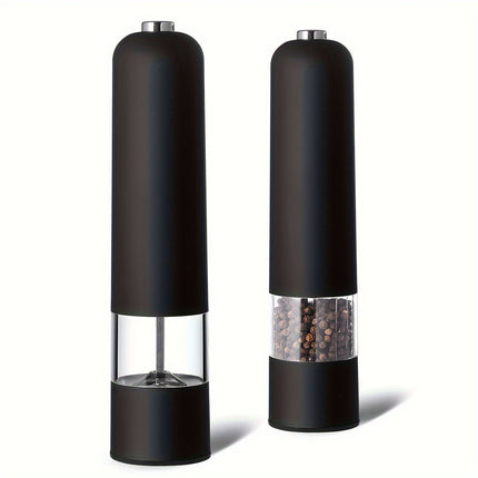 Electric Salt & Pepper Grinder Set - Automatic Spice Mill