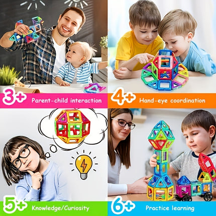 Magnetic Building Blocks – Creative Construction Fun for Kids! - Monti Bargains