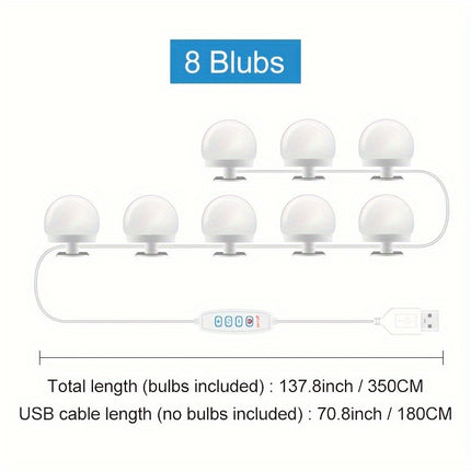 LED Makeup Mirror Lights Kit