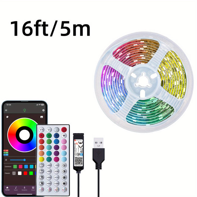 Music-Synced LED Strip Lights - Ultimate Color Experience