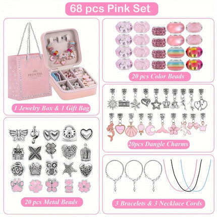 DIY Pink Bracelet Kit - Monti Bargains