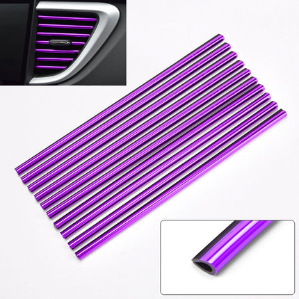 Car Vent & Door Edge Trim Strips – 10pcs Set