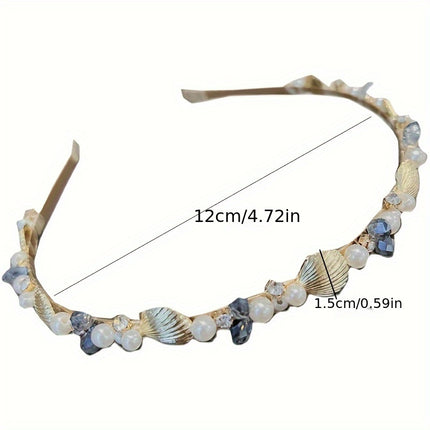 Elegant Ocean-Inspired Shell & Starfish Headband