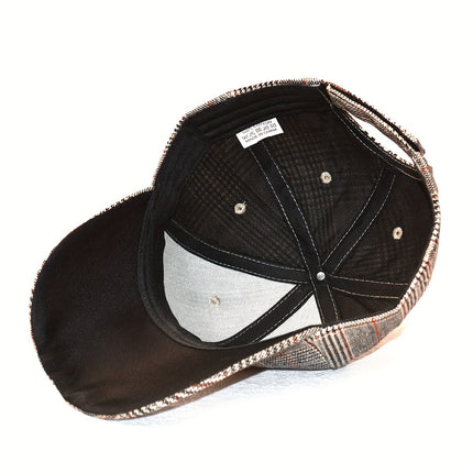 Classic Houndstooth Baseball Cap
