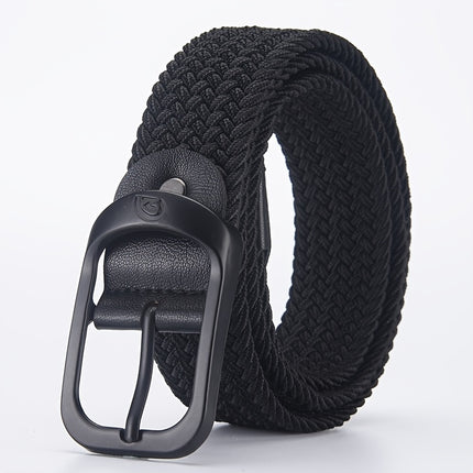 Elastic Woven Belt with Buckle
