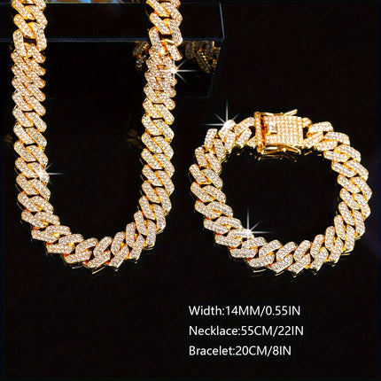 Men's Punk Chain Jewelry Set