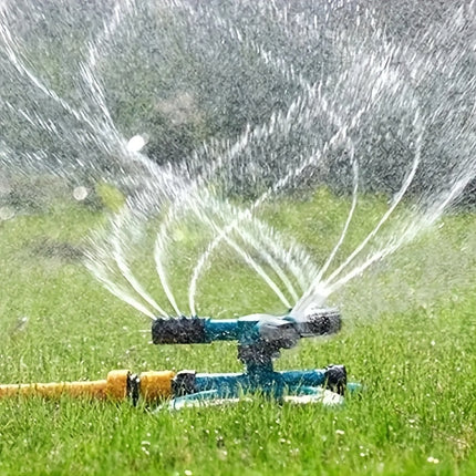 360-Degree Rotating Sprinkler - Effortless Garden Irrigation