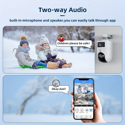 4K Dual Lens Outdoor Camera – Smart, Secure, Seamless