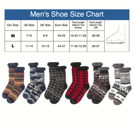 Men’s Sherpa-Lined Indoor Slippers