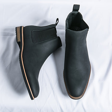 Sleek Black Chelsea Boots for Men