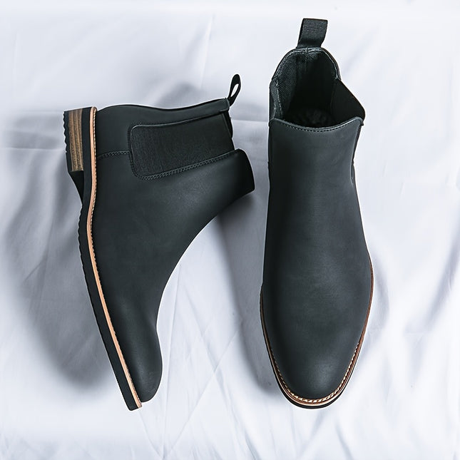 Sleek Black Chelsea Boots for Men