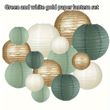 Elegant Paper Lantern Set - Perfect Party Ambiance