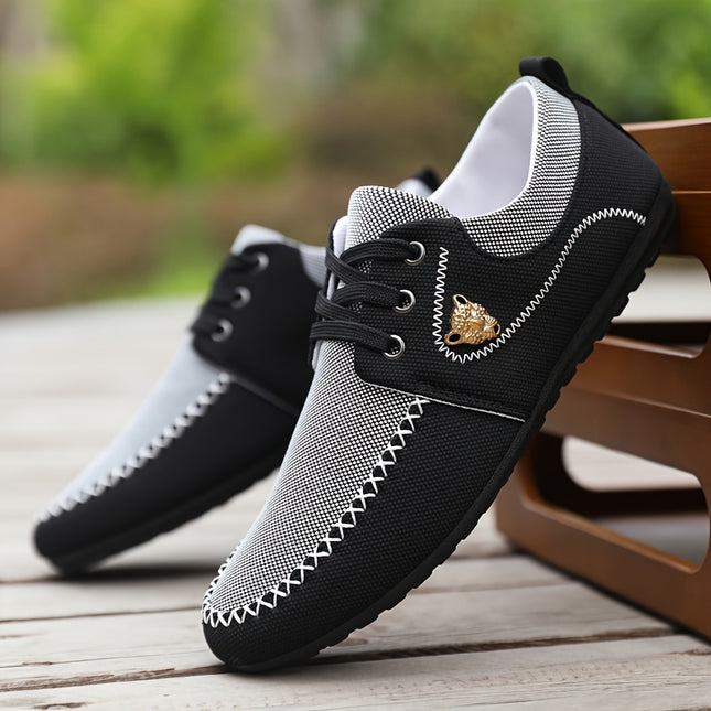 Men’s Color Block Business Shoes