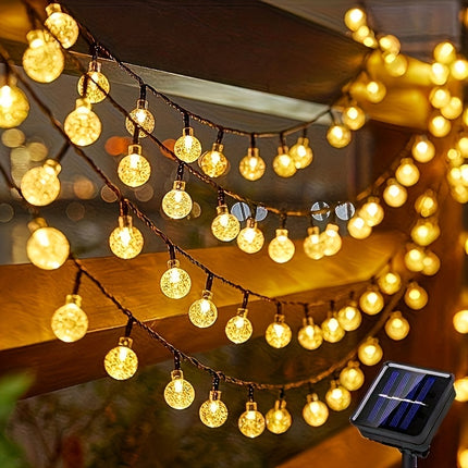Solar Crystal Ball Lights - Outdoor & Indoor Decorative Lamp