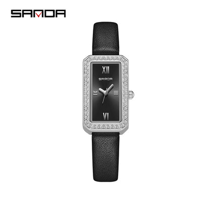SANDA Women's Rectangular Quartz Watch