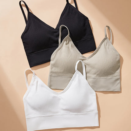 Three-Color Beauty Back Sports Bra