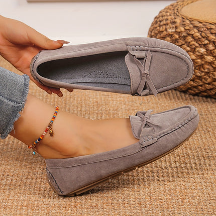 Women's Retro Bow Loafers