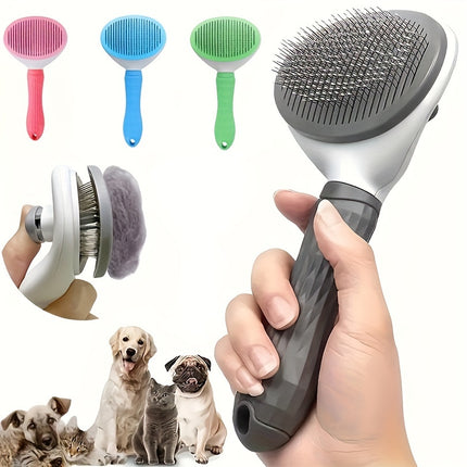 Self-Cleaning Pet Brush – Grooming Made Effortless - Monti Bargains