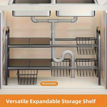 Expandable Sink Storage Rack Set