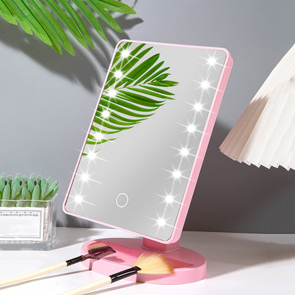16 LED Rotatable Makeup Mirror – Perfect Lighting Anywhere - Monti Bargains