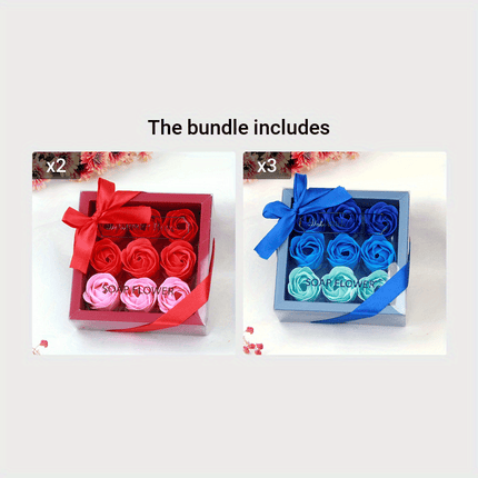 9pcs Soap Flower Gift Box – Perfect for Special Occasions