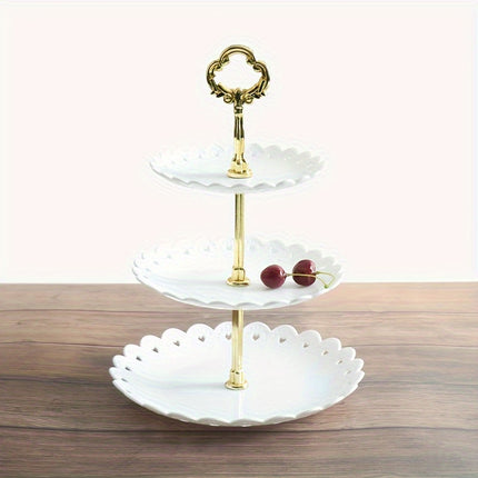 Elegant 3-Tier Dessert Stand – Perfect for Any Celebration!