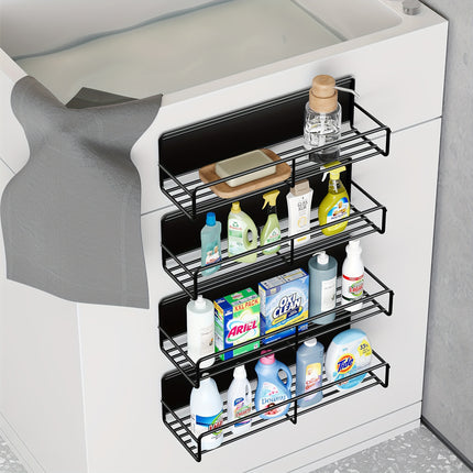 4pcs Adjustable Spice Rack Organizer