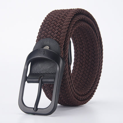 Elastic Woven Belt with Buckle