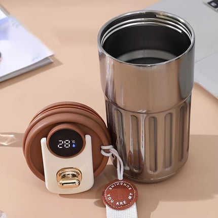 Smart Travel Mug with LED Temperature Display